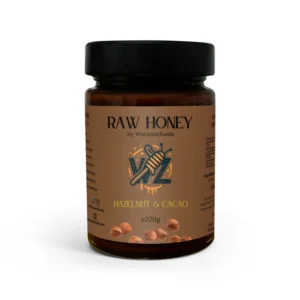 Hazelnut and Cacao Raw Honey