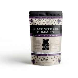 Organic Black Seed Oil And Elderberry Gummies