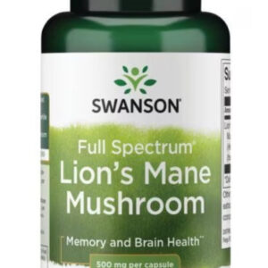 Full Spectrum Lion's Mane Mushroom, 500mg - 60 caps