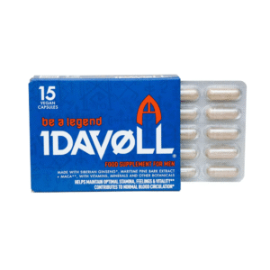 Idavøll® Capsules - Stamina for Men (suitable for Vegans) 15 Capsules