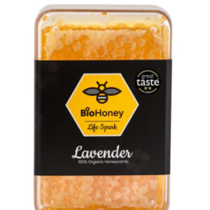 BioHoney Award Winning Organic Raw Lavender Honeycomb 200g