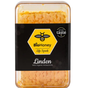 BioHoney Award Winning Organic Raw Linden Honeycomb 200g