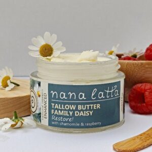 Tallow Butter Family Daisy - with Chamomile & Raspberry Extract