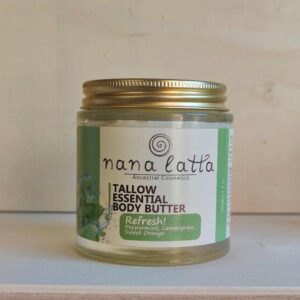 Tallow Essential Body Butter Refresh! - Peppermint, Sweet Orange & Lemongrass