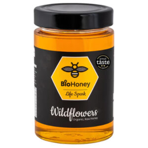 BioHoney Award Winning Great Taste Organic Raw Wildflowers Honey 500g